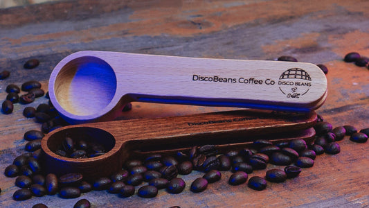 Wooden Eco Coffee Scoop & Bag Clip